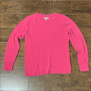 Croft & Barrow Vibrant Pink Crew Neck Sweater